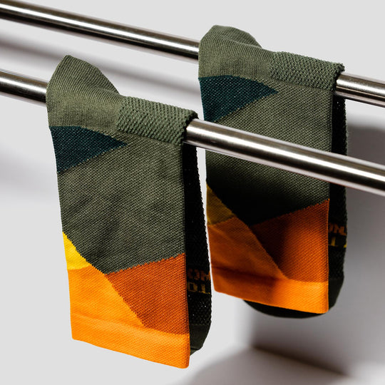 Intersection Olive Orange Sock (Limited Sizes) – Ornot Online Store