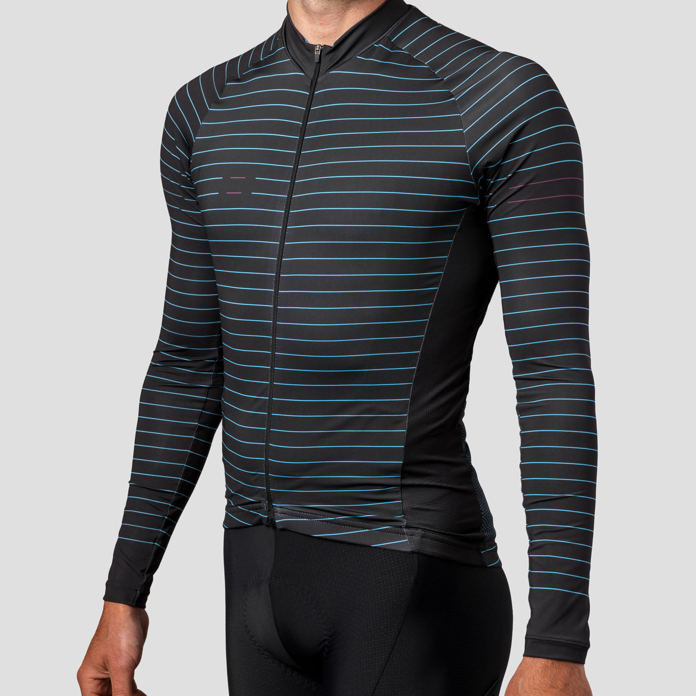 Louis Garneau Power Wool Men's Long Sleeve Jersey: Curacao Blue - Modern  Bike