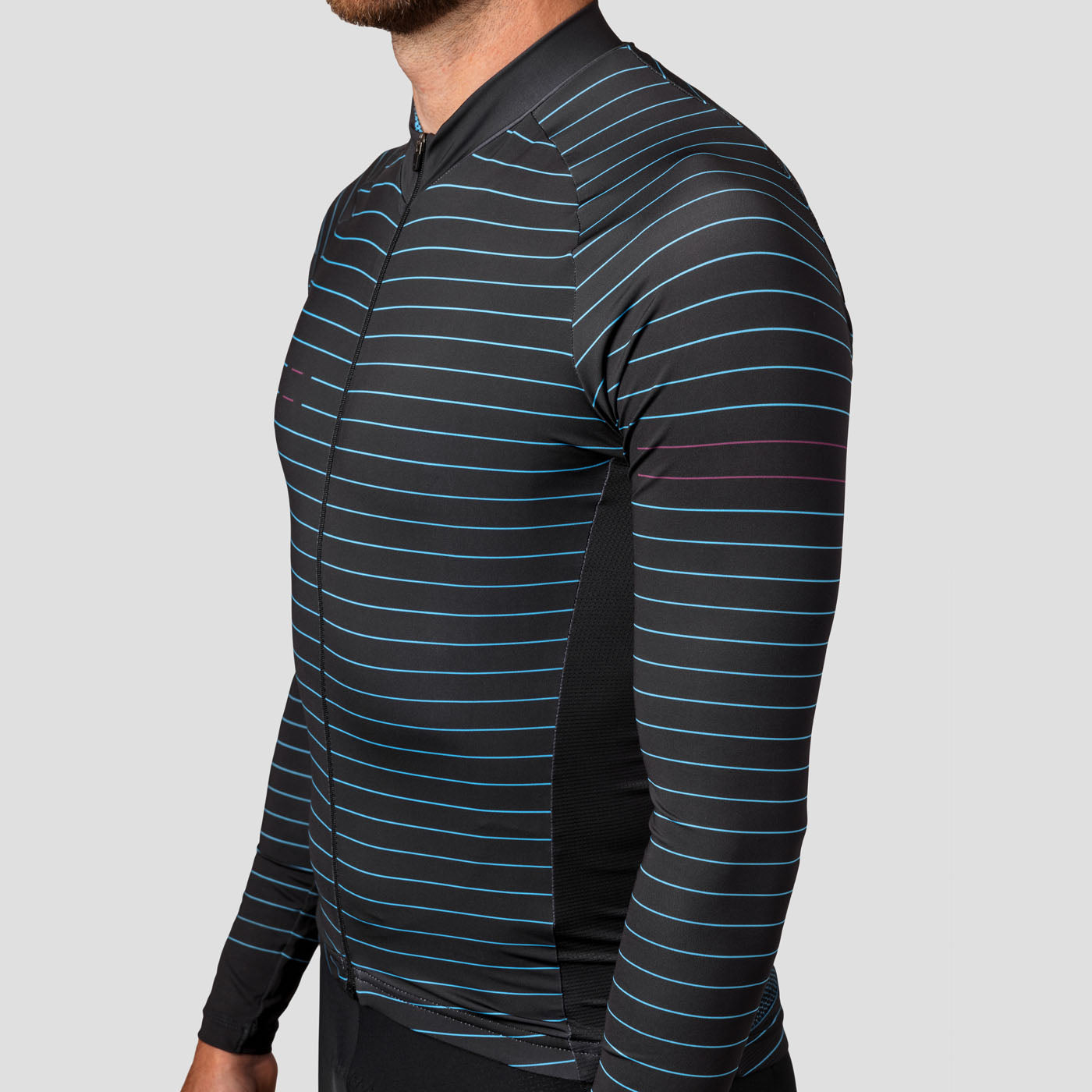 Men's Lightweight Long Sleeve Jersey - Blue Line