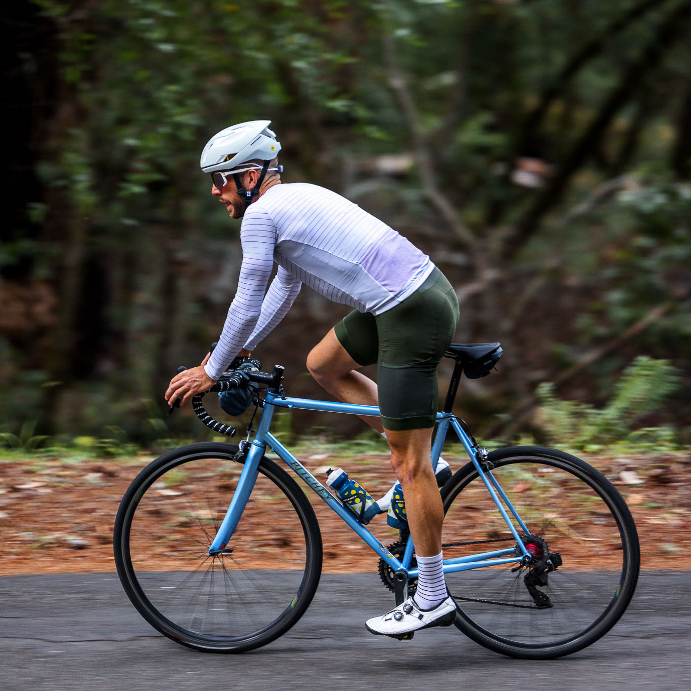 Louis Garneau Rugged Long-Sleeve Jersey - Men's Caramel/Blue, M