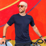 Men's Merino Tech Shirt  - Indigo (Limited Sizes)