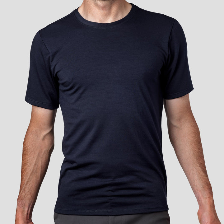 Men's Merino Tech Shirt - Indigo – Ornot Online Store