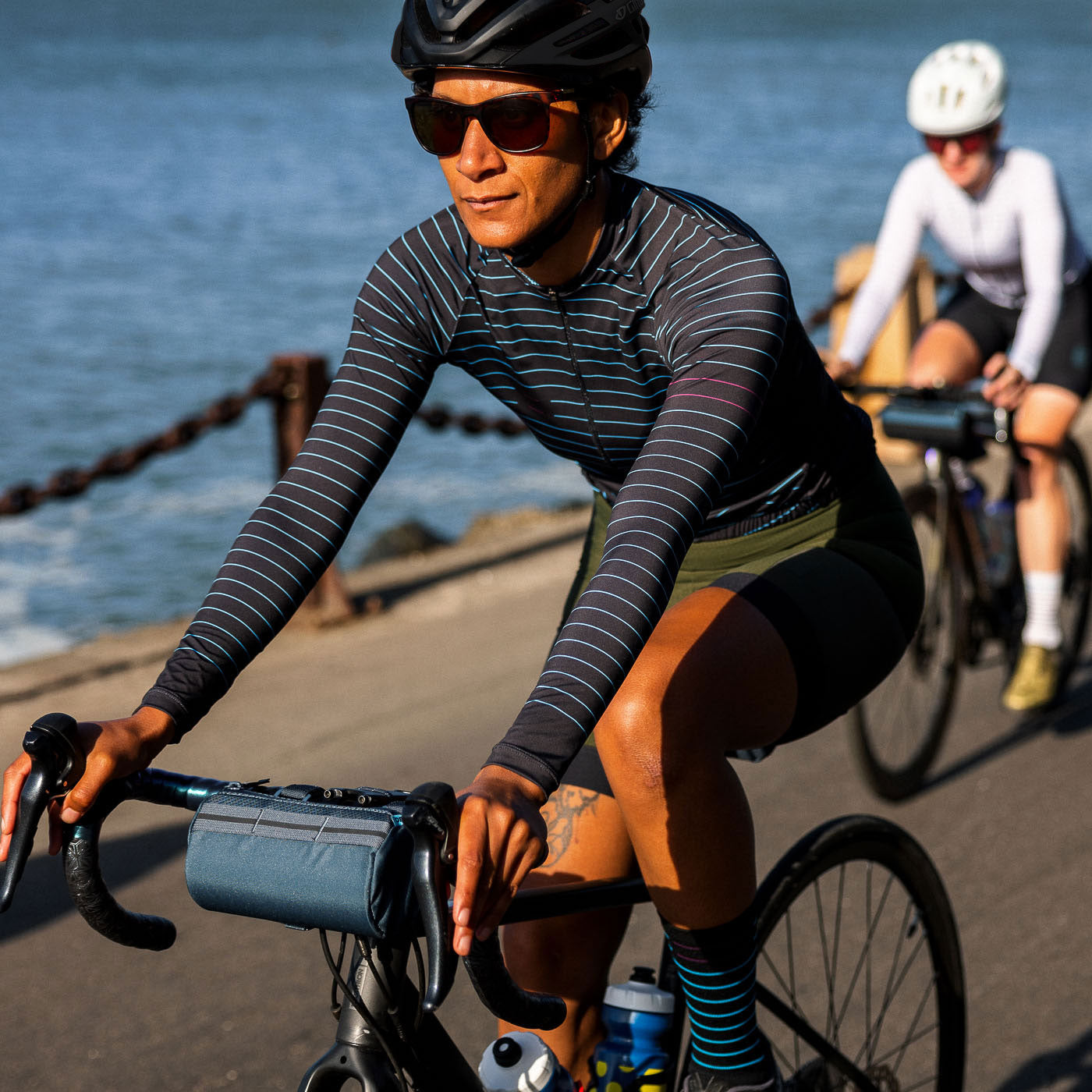 Women's Lightweight Long Sleeve Jersey - Blue Line