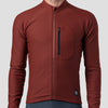Men's Super Thermal Merino Jersey - Burgundy