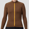 Women's Micro Grid Long Sleeve Jersey - Espresso