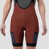 Women's Droptail Thermal Cargo Bib Short - Mesa