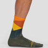 Intersection Olive Orange Sock (Limited Sizes)